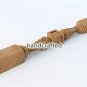 Custom made oak stair post for interior - Wooden stair parts (Set of 2)