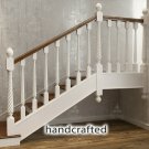 Custom Made Wood Newel Posts for sale (Set of 2) hand carved wood