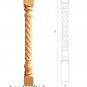 Custom Made Exterior Newel Post for Staircase (Set of 2) hand carved wood