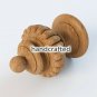 SET OF 10 Unfinished Decorative Carved Newel Post Cap, Solid Wood (oak, beech)