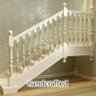 Victorian Staircase pillar design Newel posts stair (Set of 2) hand carved wood
