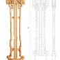 Antique baluster hardware designs - Stair parts (10 pc.)