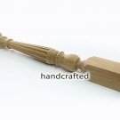 Custom Made Hardwood Newel Post  - Wooden Stair Parts (Set of 2)