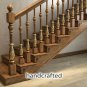 Ornamental Newel Post for interior - Wooden Stair Parts (Set of 2)
