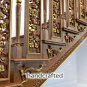 Antique oak stair balusters for sale - Stair parts (10 pc.)