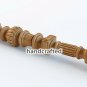 Ornamental banister newel post for staircase - Wooden stair parts (Set of 2)