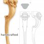 Table legs Lion head and paw (SET OF 4), unfinished wood carving from oak