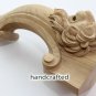 Table legs Lion head and paw (SET OF 4), unfinished wood carving from oak