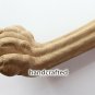 Table legs Lion head and paw (SET OF 4), unfinished wood carving from oak