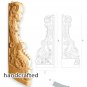 Wood Carving Exterior Newel Post (Set of 2) hand carved wood