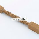 Ornamental Oak Newel Post Stair (Set of 2) hand carved wood