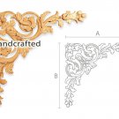 Carved wood Appliques,Onlays (SET OF 10). Decor for Fireplace, mantel