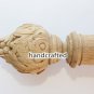 Wood Carving Exterior Newel Post for Staircase (Set of 2) hand carved wood