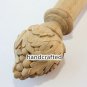 Wood Carving Exterior Newel Post for Staircase (Set of 2) hand carved wood