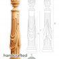 Custom Made Wood Stair Newel Post design - Wooden stair parts (Set of 2)