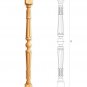 Decorative wood stair balusters for sale - Stair parts (10 pc.)