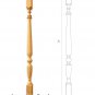 Craftsman style oak stair spindles for sale - Stair parts (10 pc.)