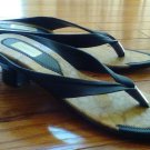 Women's Sandels, heels, Flip Flops, Durable, Black Straps, NEW