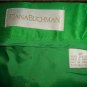DANA BUCHMAN Lime Green Silk Dress Pants sz 10 Lined