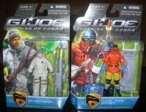 GI Joe SHIPWRECK+DOC lot Rise Cobra TRU MOC RARE roc