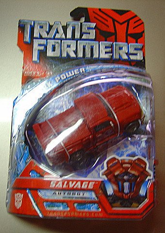 transformers salvage toy