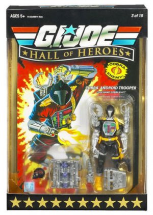 G.I.JOE 25TH 3.75 INCH HALL O HEROES b.a.t. trooper moc