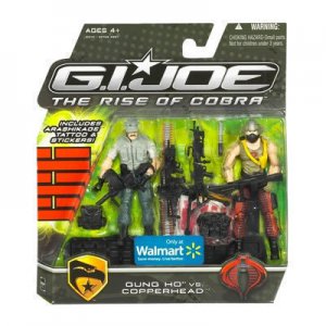 GI JOE roc GUNG HO vs. COPPERHEAD 2-Pack Walmart moc