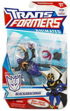 transformers animated blackarachnia mib rare