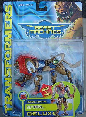 transformers beast machines snarl moc rare