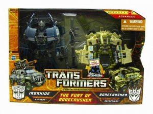 TRANSFORMERS HFTD The Fury Of Bonecrusher MISB New Ironhide