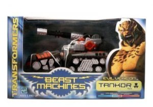 transformers beast machines tankor moc rare