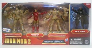 NICK FURY BRAND NEW Iron Man 2 Fury Of Combat Hasbro Ground Assault Drone