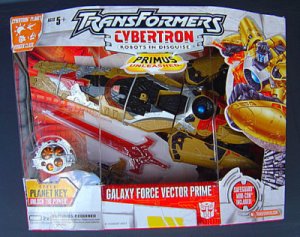 Transformers Cybertron galaxy force vector prime MIB