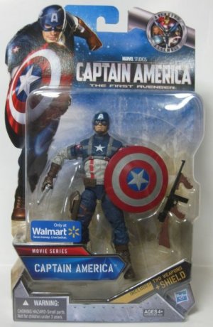 Captain America Avenger Movie Figure Walmart moc marvel legends