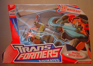 transformers animated wreck-gar mib rare