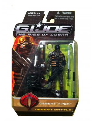 GI Joe Rise of Cobra ROC MOC DESERT VIPER Troop Builder