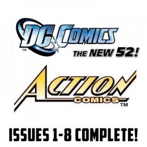 ACTION COMICS #1 2 3 4 5 6 7 8 9 10 - NEW 52 - 2011 - 1ST PRINTINGS - SET