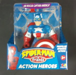 Spider-man and Friends air rescue captain america moc
