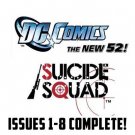 SUICIDE SQUAD #1-8 (2012) DC 52! 1ST PRINTS! COMPLETE! HUNT FOR HARLEY QUINN! NM