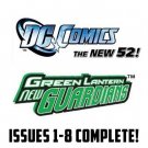 green lantern new guardians 1-8 New 52 DC Comics All 1st Prints 2011 VF/NM