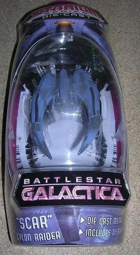 BATTLESTAR GALACTICA TITANIUM - NEW - SCAR CYLON RAIDER - 2006