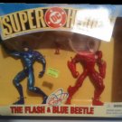 Dc Super Heroes, The Flash, Blue Beetle, The Atom, Hasbro, 1996