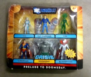 DC Universe INFINITE HEROES PRELUDE TO DOOMSDAY 6 figure set