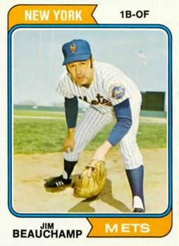 1974 Topps 424 Jim Beauchamp