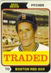 1974 Topps Traded 151T Diego Segui