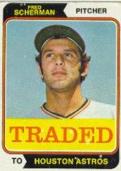 1974 Topps Traded 186T Fred Scherman