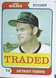1974 Topps Traded 612T Luke Walker