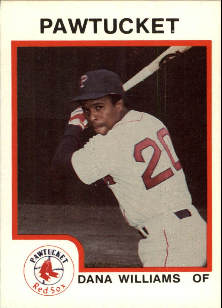 1987 ProCards Pawtucket Red Sox 76 Dana Williams