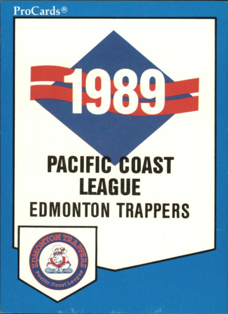 1989 Edmonton Trappers ProCards 546 Checklist