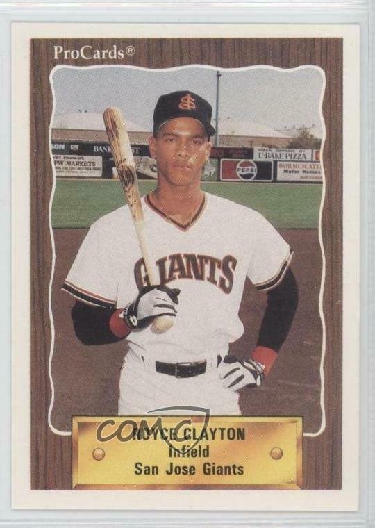 1990 San Jose Giants ProCards 2018 Royce Clayton